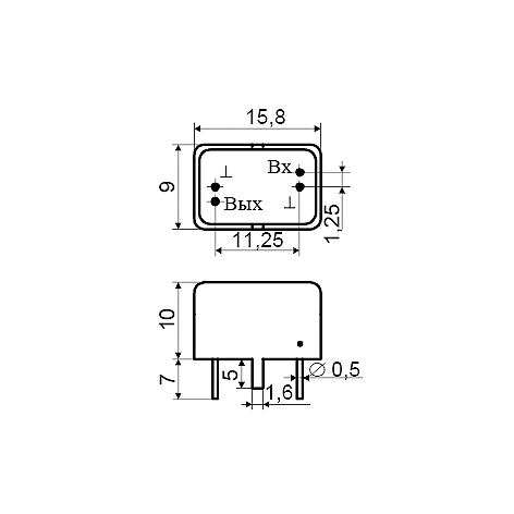 FP2P4-557-01, FP2P4-557-03, FP2P4-557-05 - Dimensions